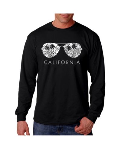 Мужская футболка LA Pop Art California Shades Long Sleeve