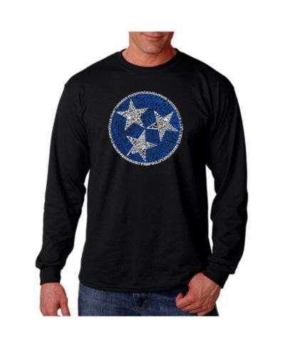 LA Pop Art мужская футболка с принтом Tennessee Tristar Long Sleeve