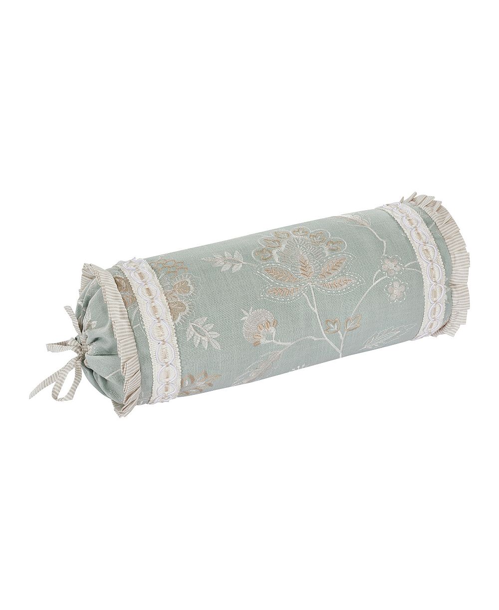 J Queen New York Garden View Neckroll Decorative Pillow, 6" x 26"