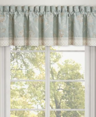 J Queen New York Garden View Straight Window Valance, 14" x 20"
