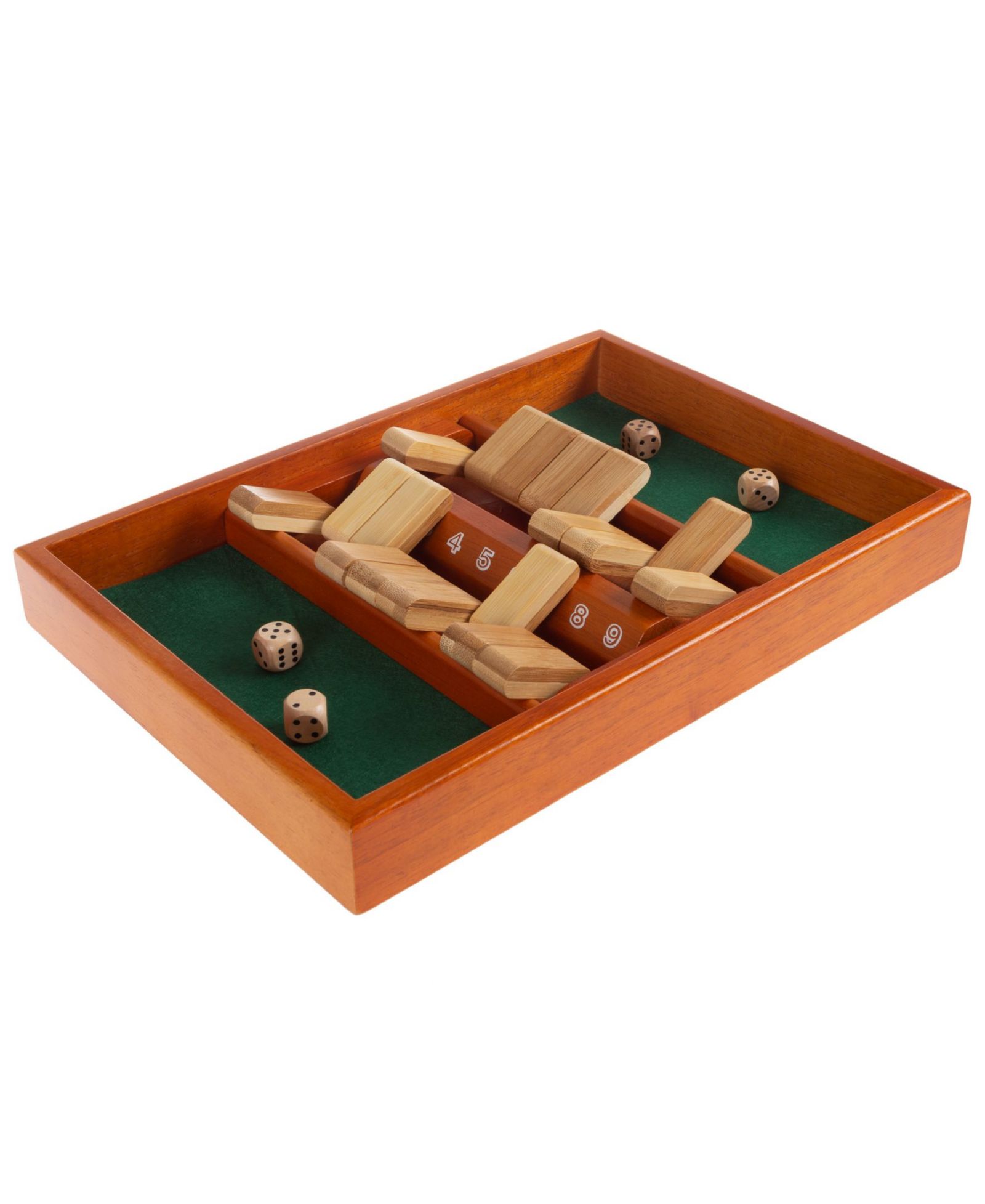 Настольная игра Hey Play Shut The Box, деревянный набор с кубиками, для взрослых и детей