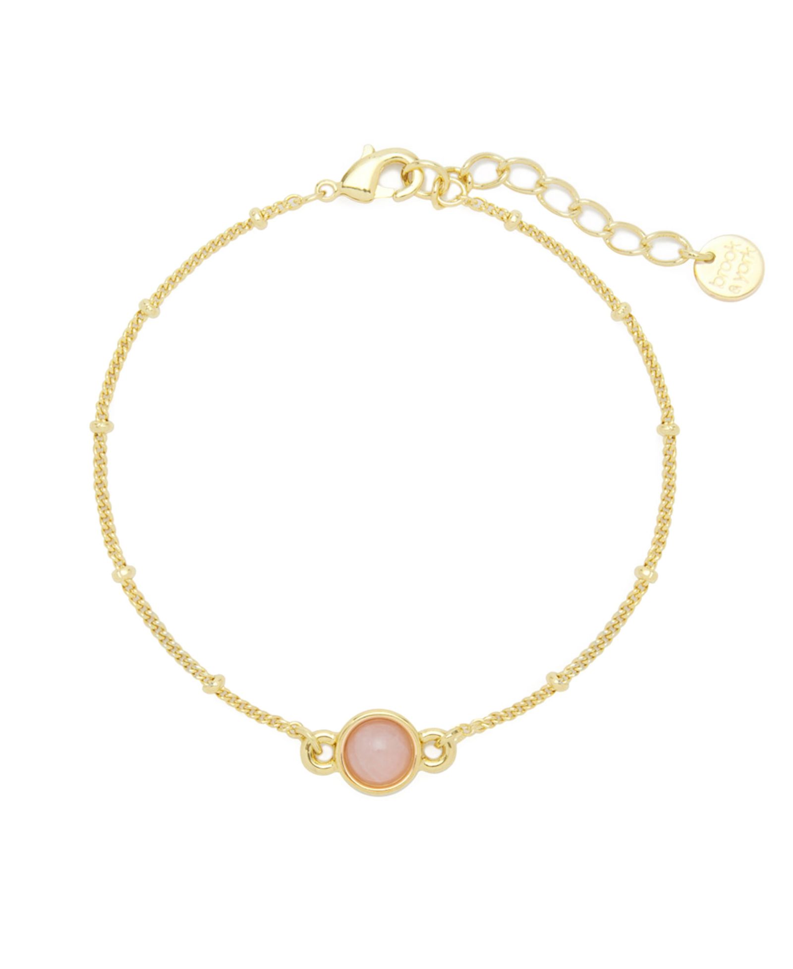 brook & york Nola Gemstone Bracelet - Rose Quartz