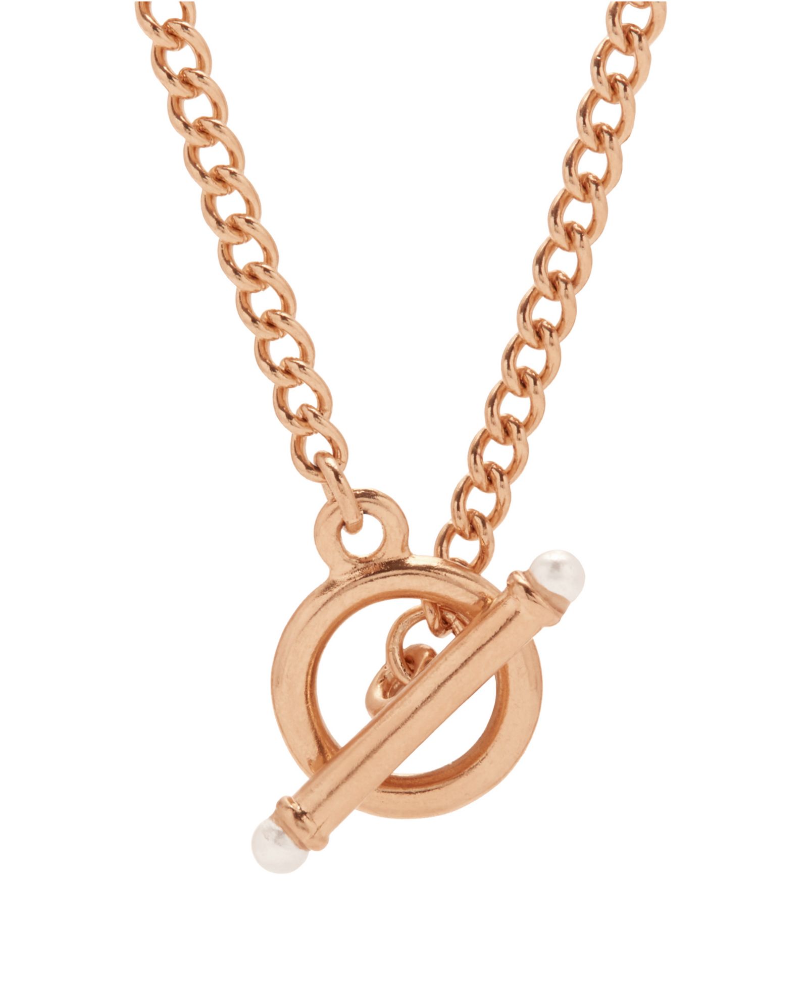 Ожерелье с имитацией жемчуга brook & york Stella Toggle Chain