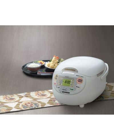 Zojirushi NS-ZCC18WZ 10-Cup Advanced Neuro Fuzzy Rice Cooker and Warmer