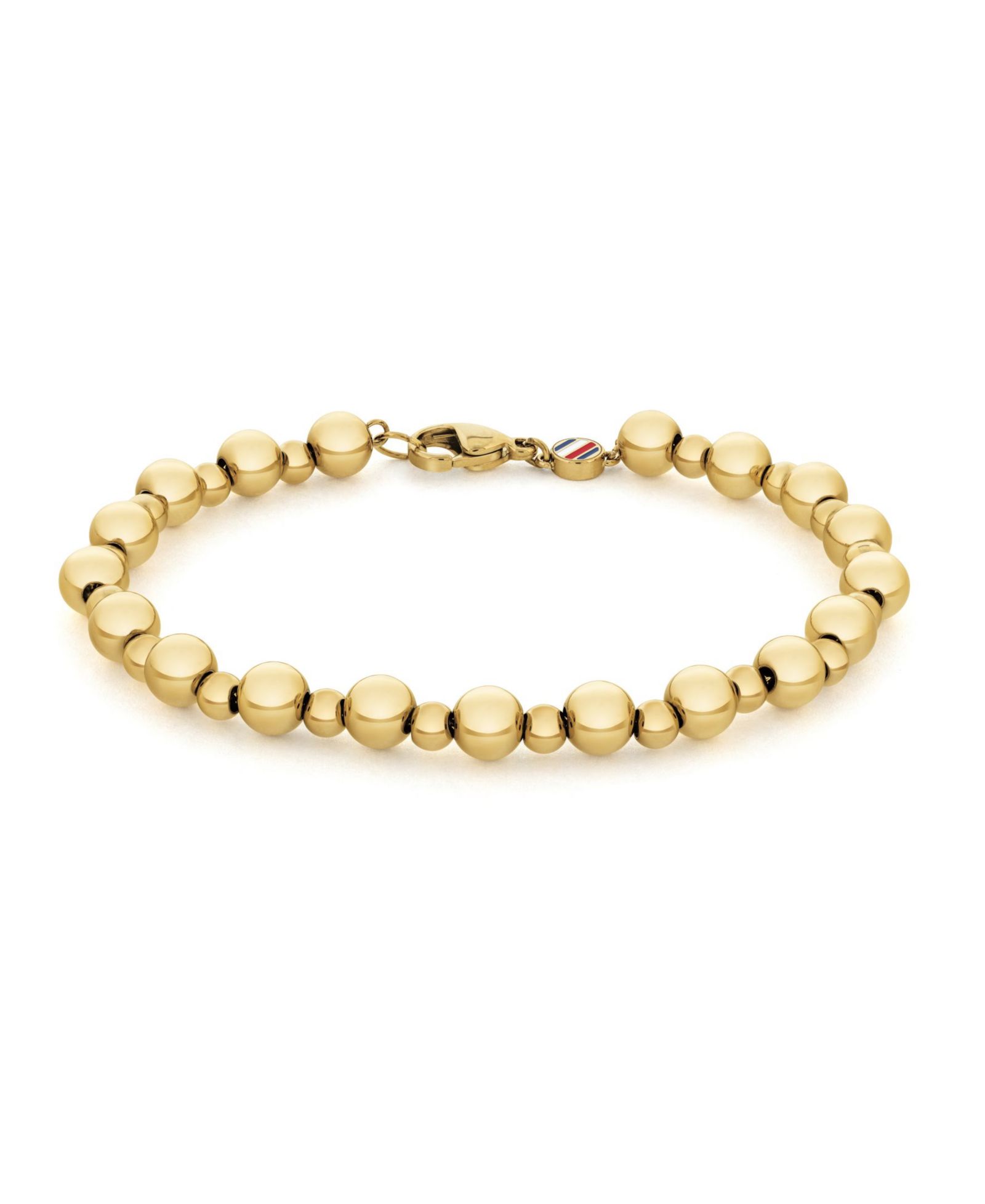 Tommy Hilfiger Women's Gold-Tone Bead Chain Bracelet