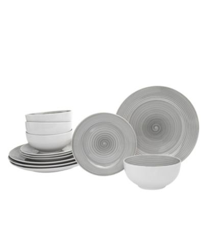 Godinger Spiral 12 Pc. Dinnerware Set, Service for 4