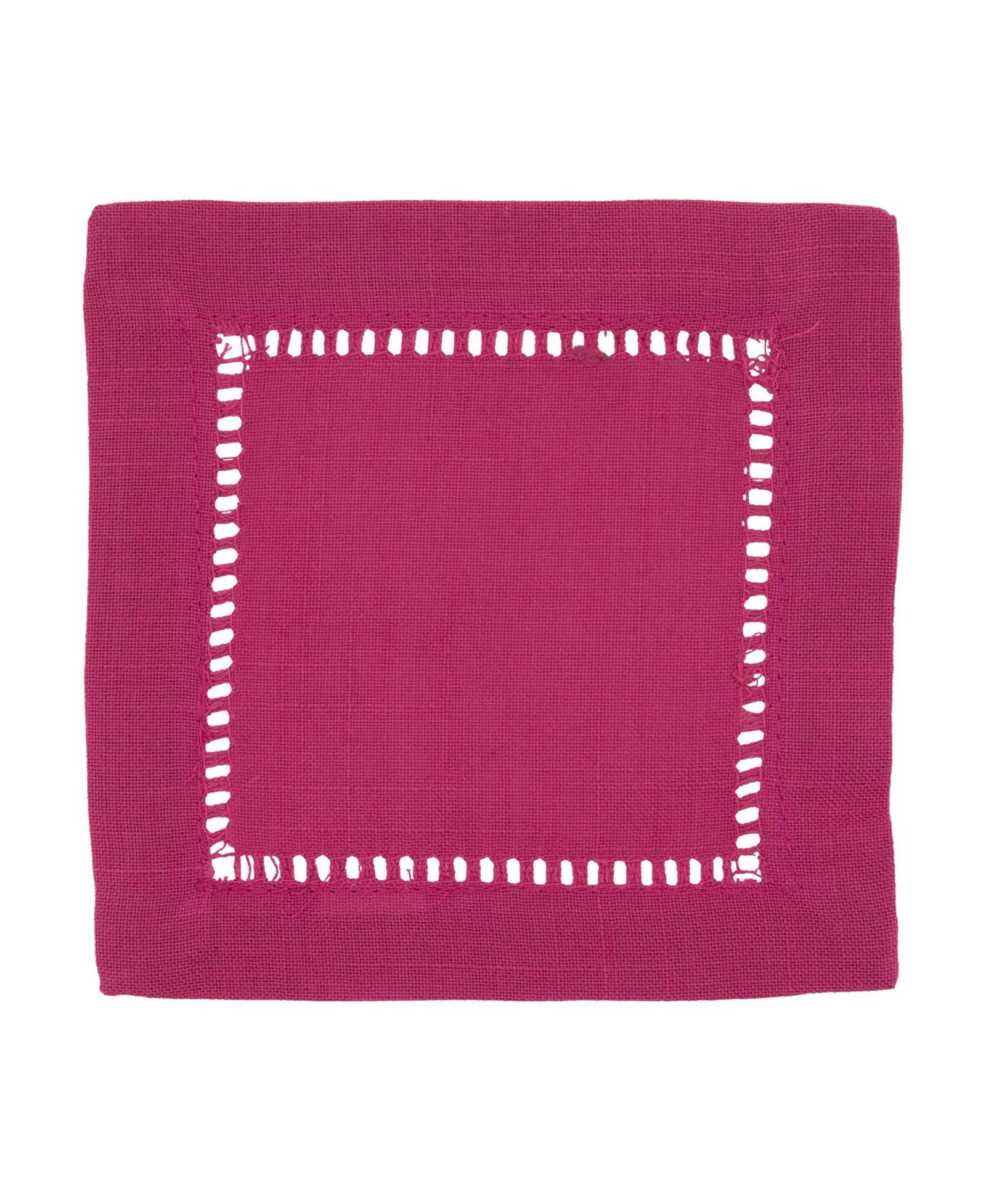 Набор коктейльных салфеток Saro Lifestyle Hemstitched Border, 12 шт.