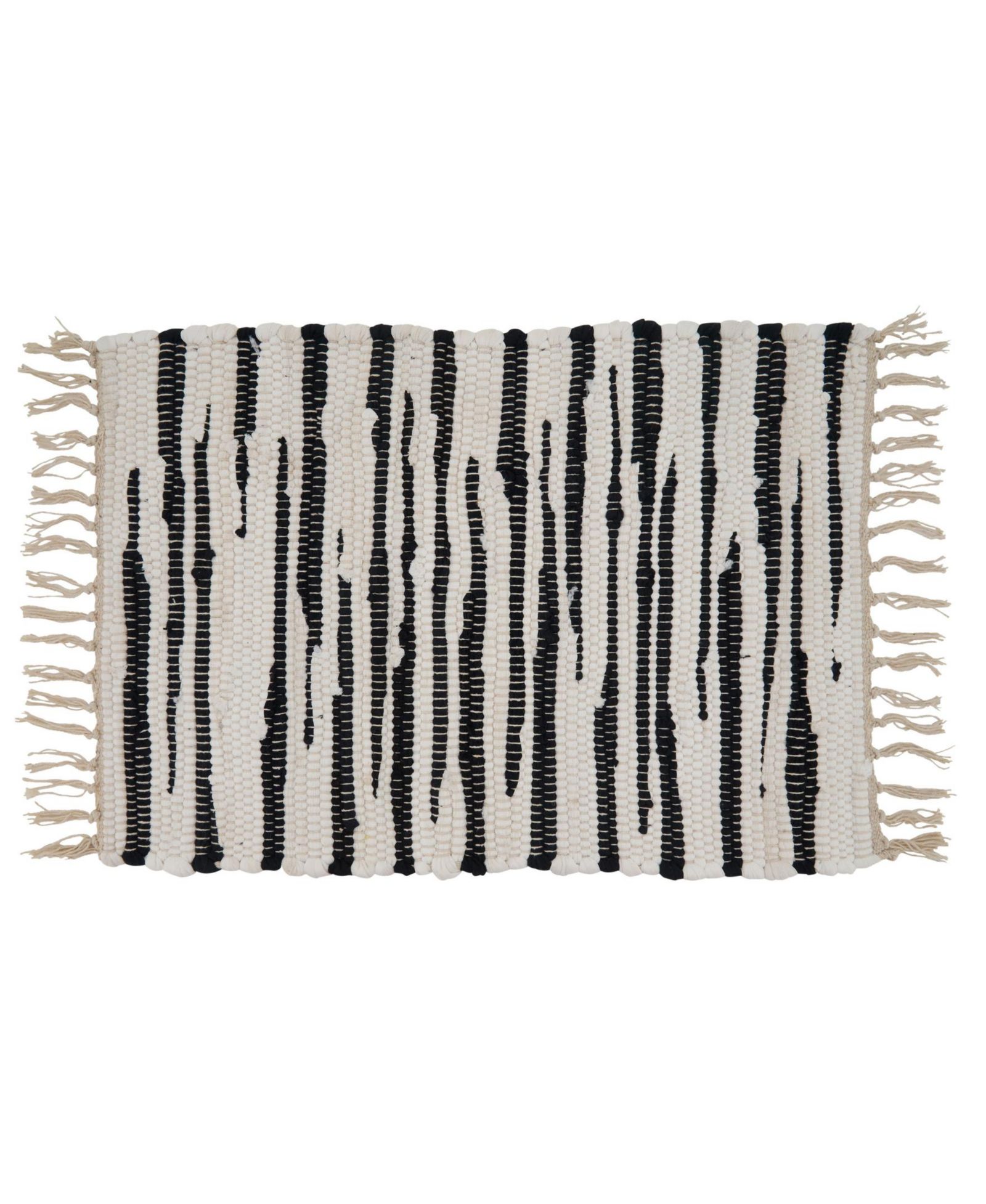 Набор подставок под тарелки Saro Lifestyle Zebra Chindi из 4 штук