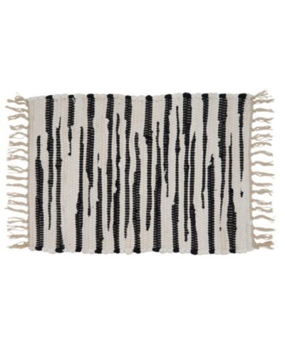 Набор подставок под тарелки Saro Lifestyle Zebra Chindi из 4 штук