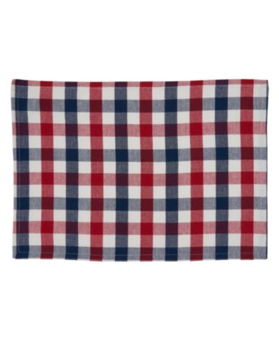 Saro Lifestyle Набор салфеток для стола Saro Lifestyle Gingham Check