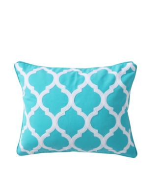 Декоративная подушка Levtex Karola Lattice Print 14" x 18"