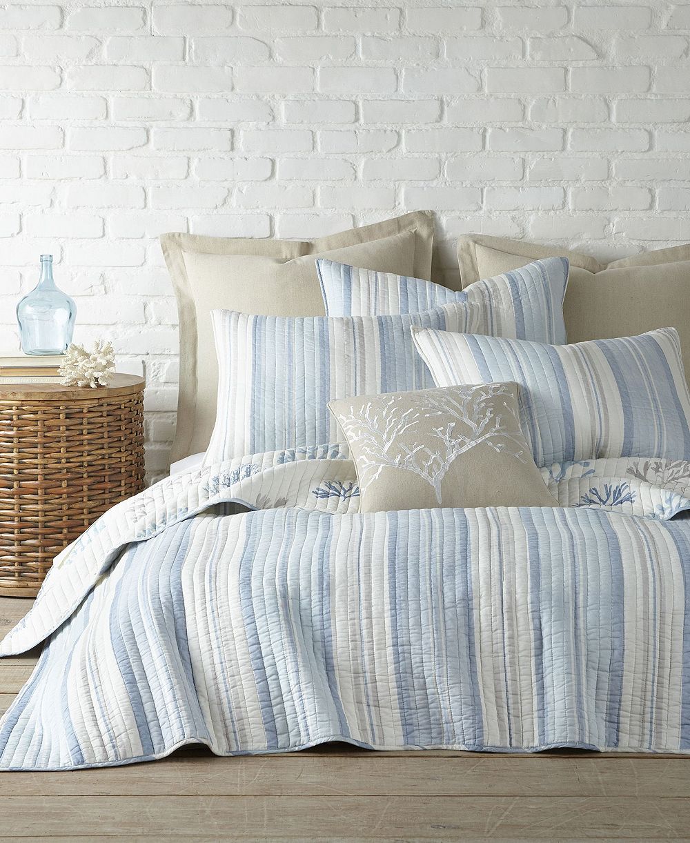 Levtex Home Ipanema Stripe реверсивный комплект из 3 предметов, King