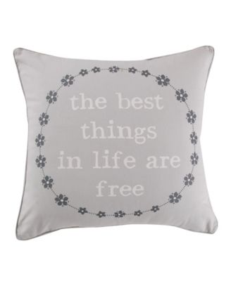 Декоративная подушка Levtex St. Claire Best Things In Life 20" x 20"