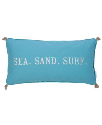 Декоративная подушка Levtex Maui Sea Sand SurfTrim, 12" x 24"