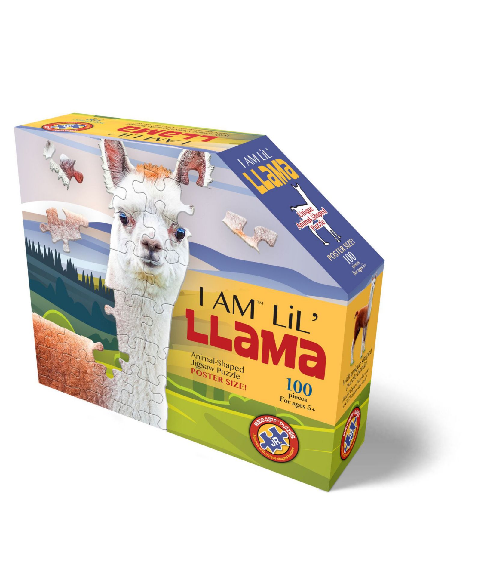 Madd Capp Games Пазл I Am Lil' Llama, размер плаката, 100 деталей
