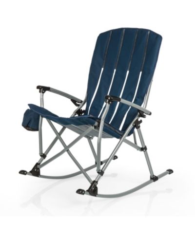 Oniva™ by Picnic Time Раскладное садовое кресло Rocking Camp Chair