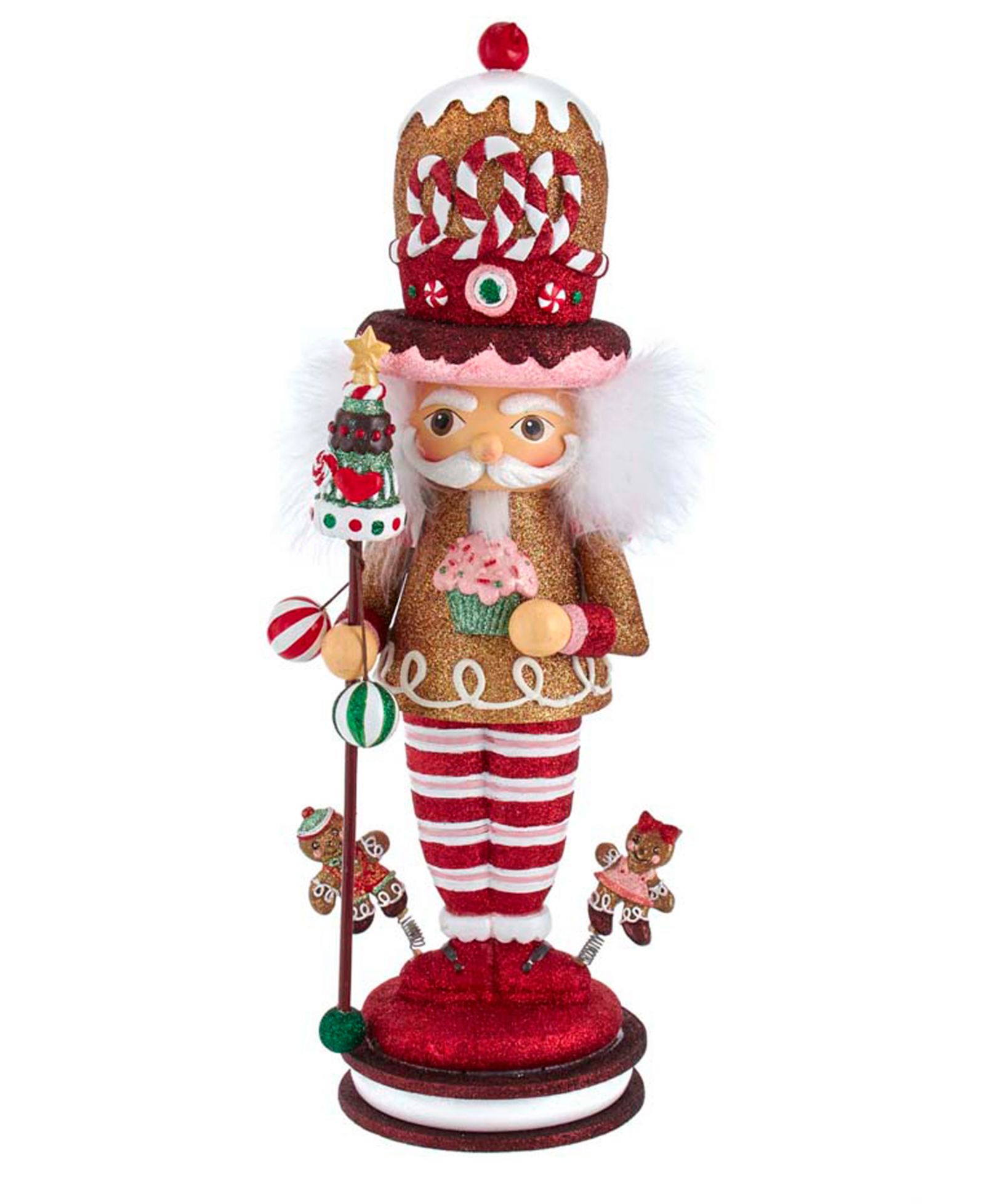Kurt Adler Щелкунчик King Nutcracker Hollywood Gingerbread, 16.5"