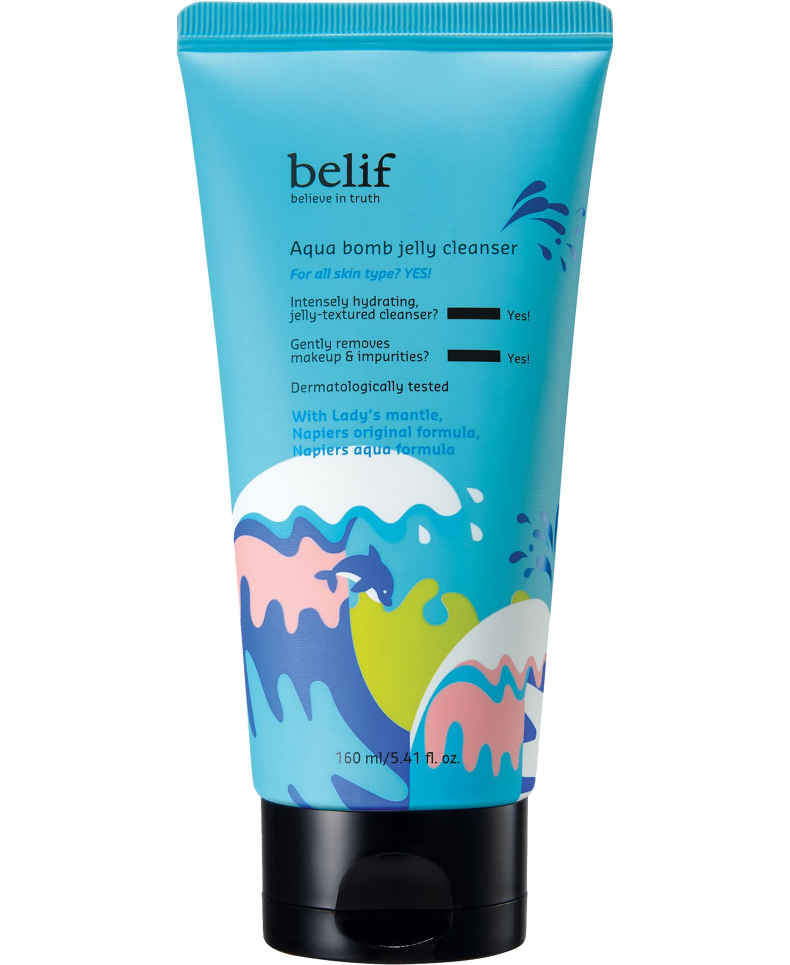 belif Aqua Bomb Jelly Cleanser, 5.41-oz.