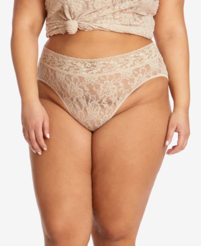 Женские кружевные трусики Hanky Panky Women's Plus Size Signature Lace French Brief