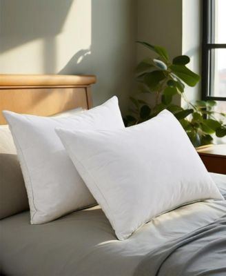 UNIKOME White Goose Feather & Down 2-Pack Pillows, Standard