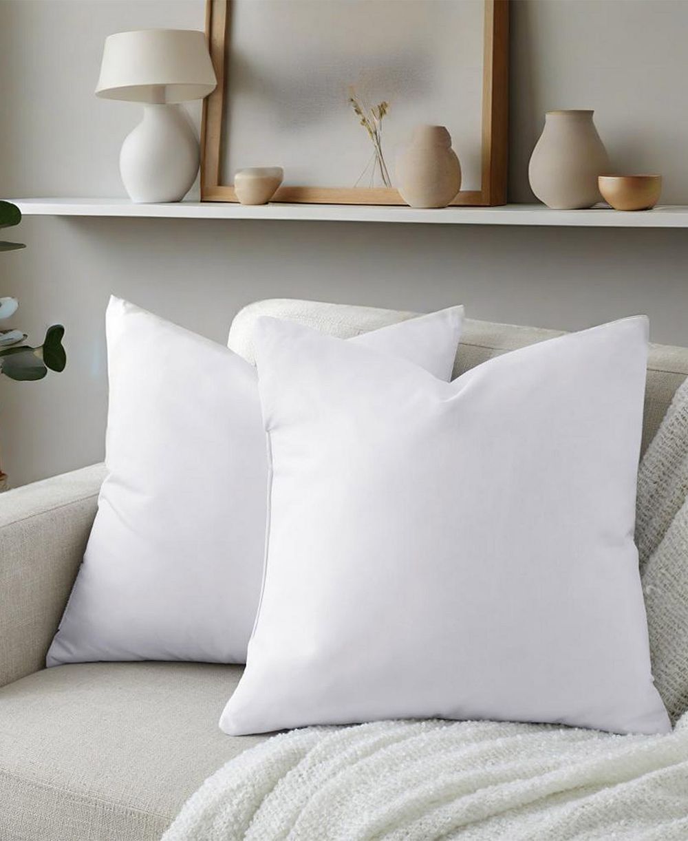 UNIKOME Feather & Down 2-Pack Pillow Inserts, 26" x 26"