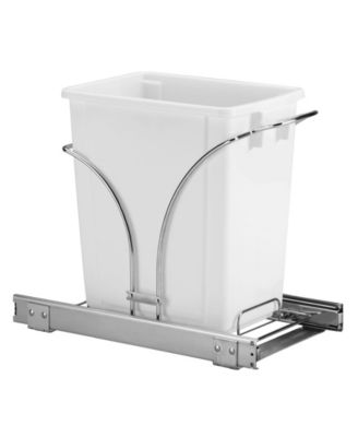Household Essentials Glidez Steel Pull-Out Double 9 Gallon Plastic Trash Cans