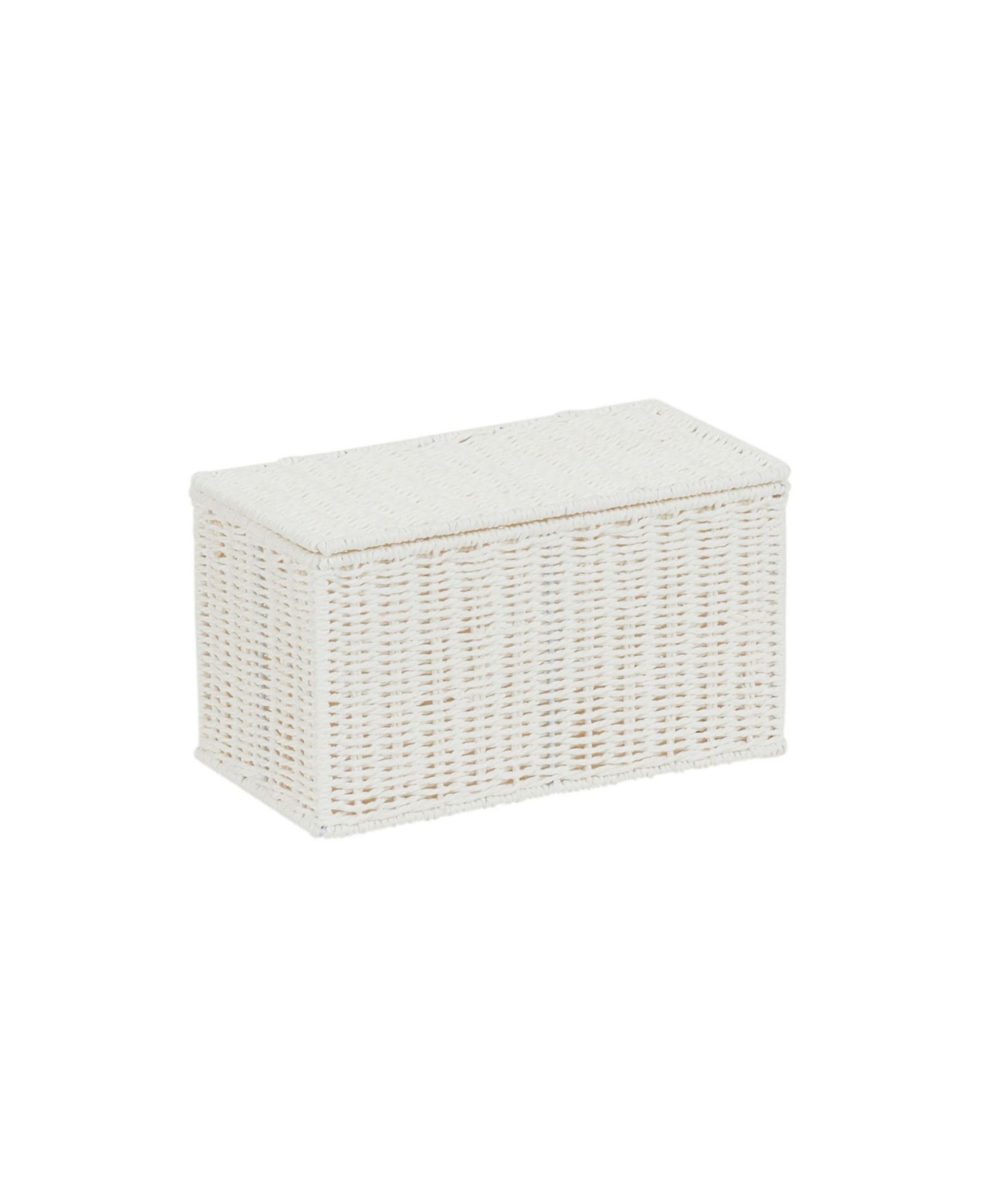 Корзина Household Essentials Small Wicker Basket с крышкой