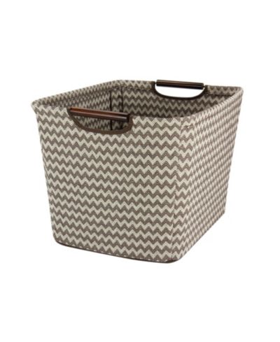 Организующий контейнер Household Essentials Medium Tapered, с деревянными ручками