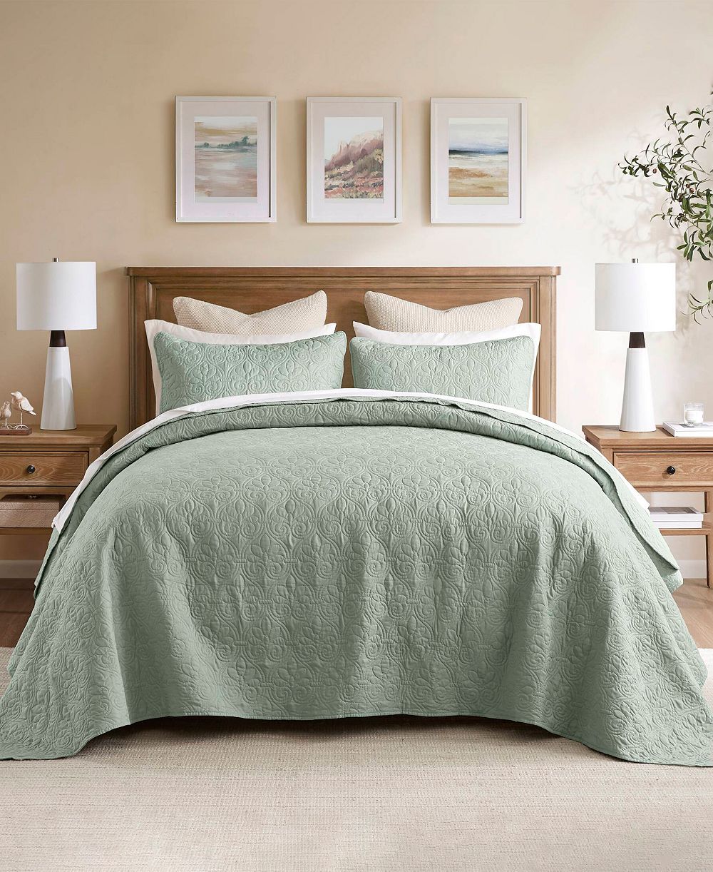 Madison Park Quebec Quilted 2-Pc. Bedspread Set, Twin
