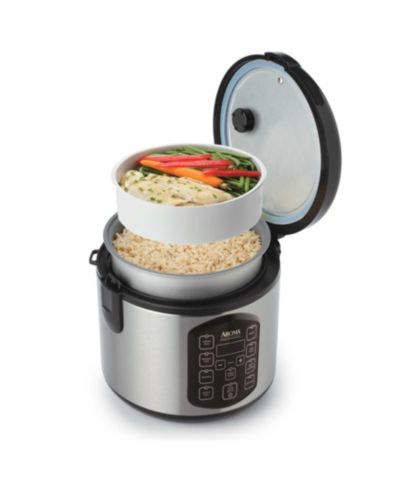 Aroma ARC-954SBD 8 Cup Cooked Digital Rice Cooker, Multicooker Food Steamer