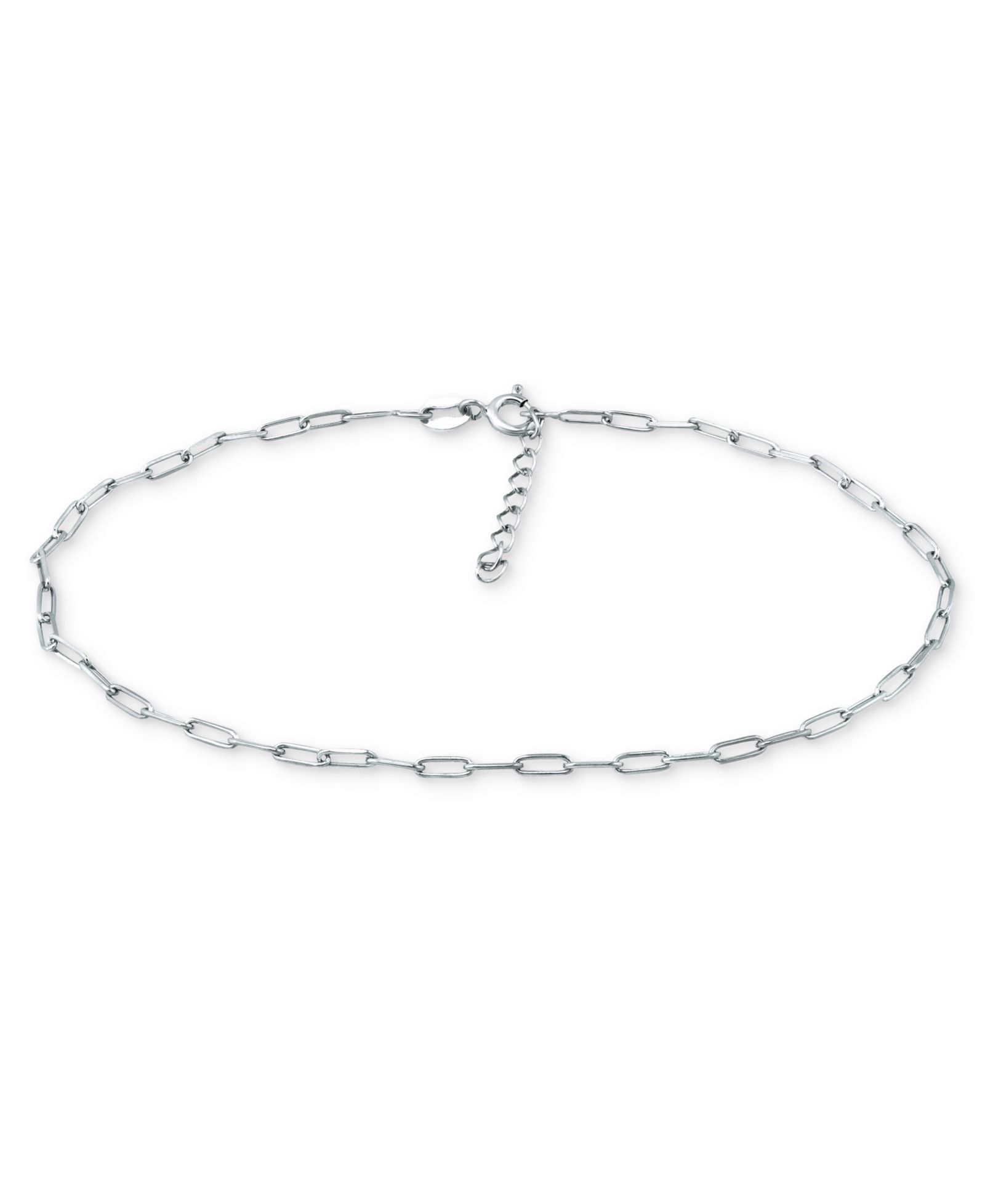 Giani Bernini Браслет на лодыжку Paperclip Link из стерлингового серебра и 18k Over Silver