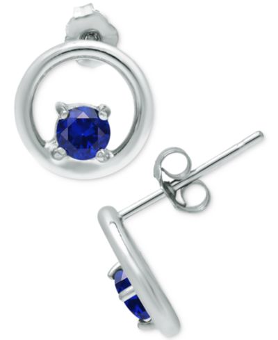 Серьги-гвоздики Giani Bernini Cubic Zirconia Circle