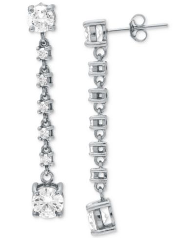 Серьги Giani Bernini Cubic Zirconia Linear Drop
