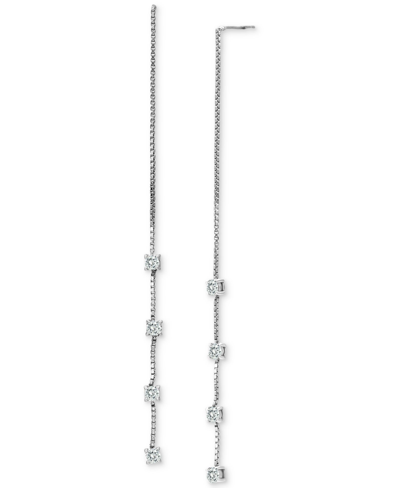 Серьги-ниточки Giani Bernini Cubic Zirconia