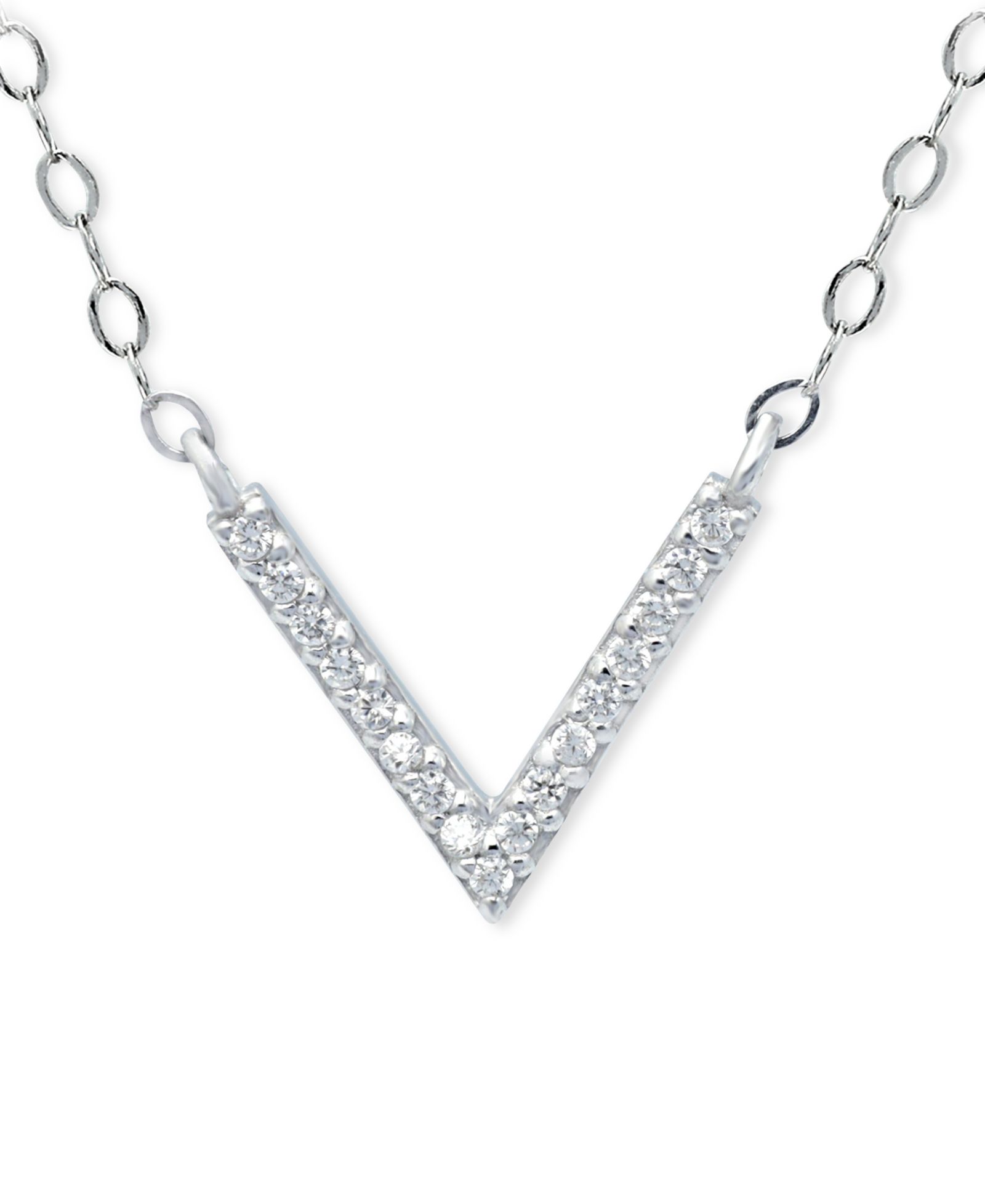 Подвеска-кулон Giani Bernini Cubic Zirconia Mini-Chevron 16"