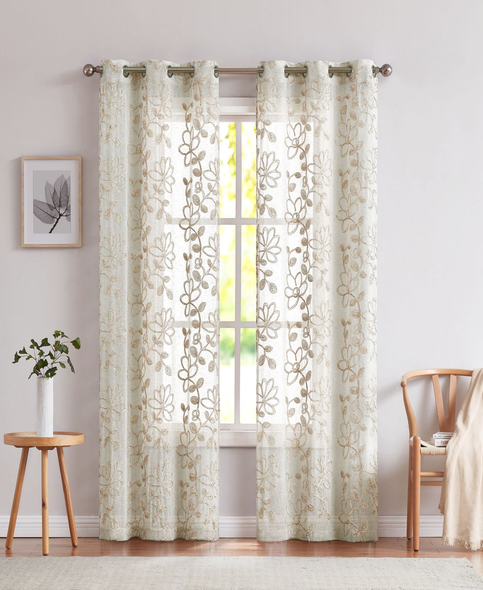 Dainty Home Комплект оконных панелей с люверсами