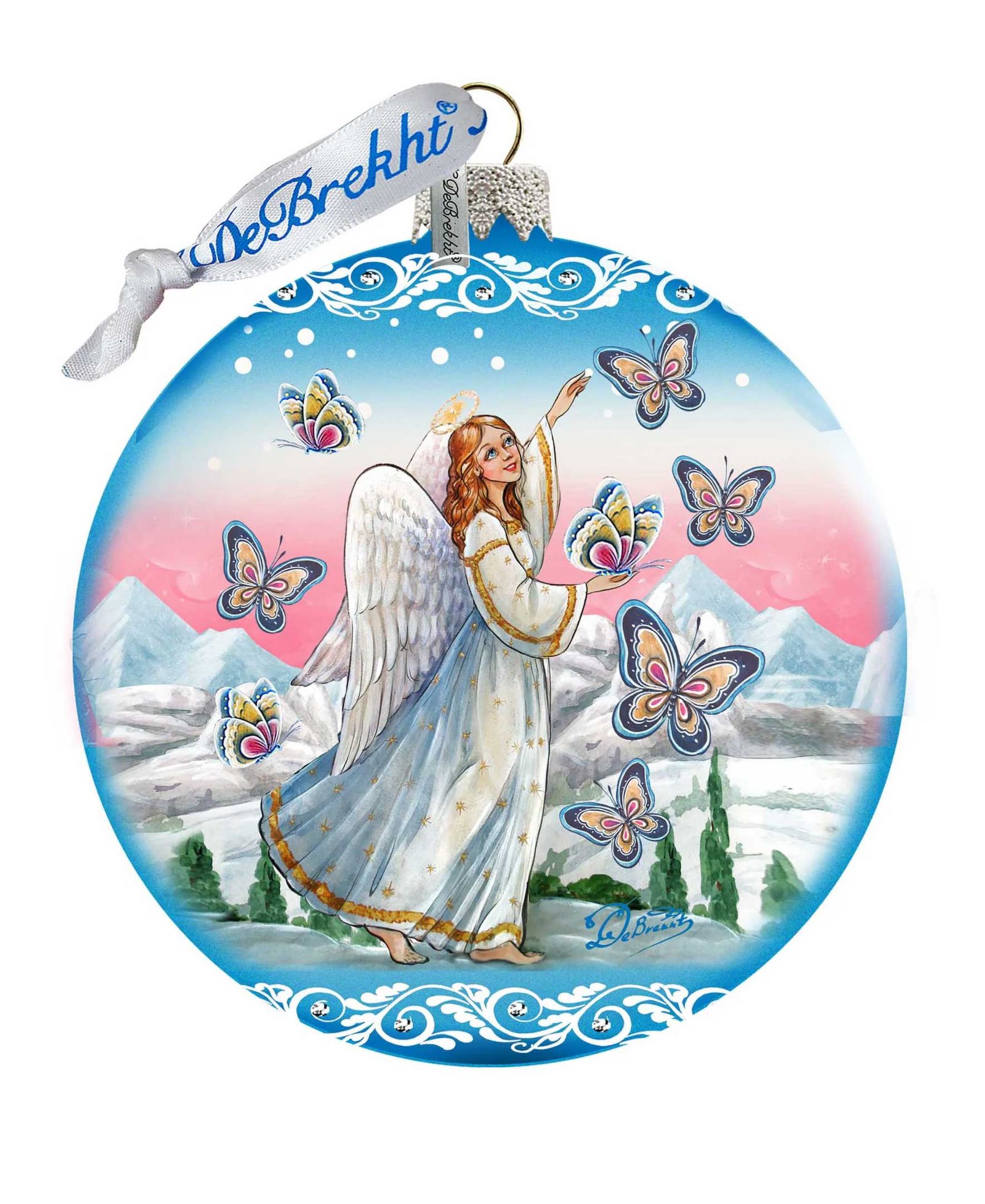 G.DeBrekht стеклянное украшение Serenity Angel Limited Edition ручной работы