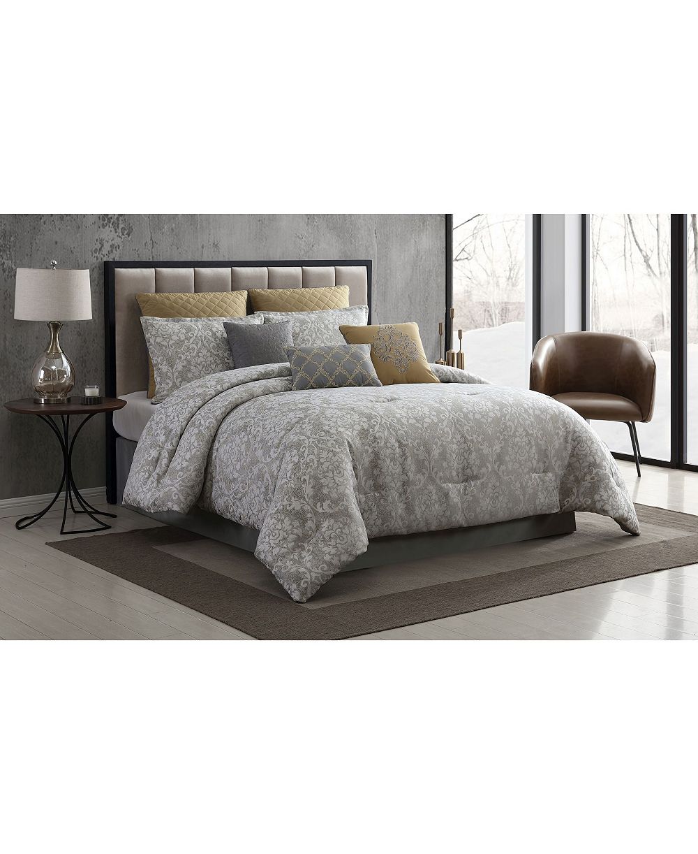 Riverbrook Home Lantana 9 Piece Comforter Set, Queen