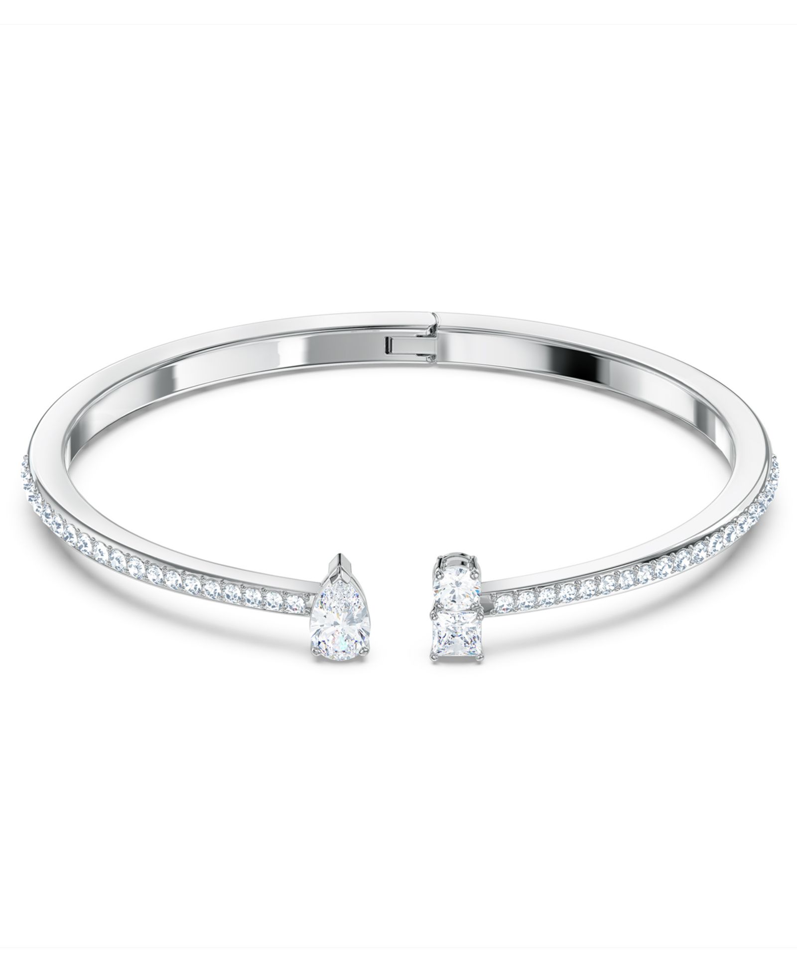 Браслет-кафф Swarovski Silver-Tone Crystal