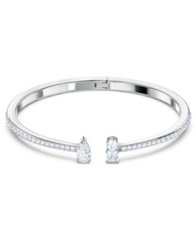 Браслет-кафф Swarovski Silver-Tone Crystal