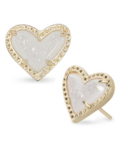 Kendra Scott серьги-гвоздики Stone Heart