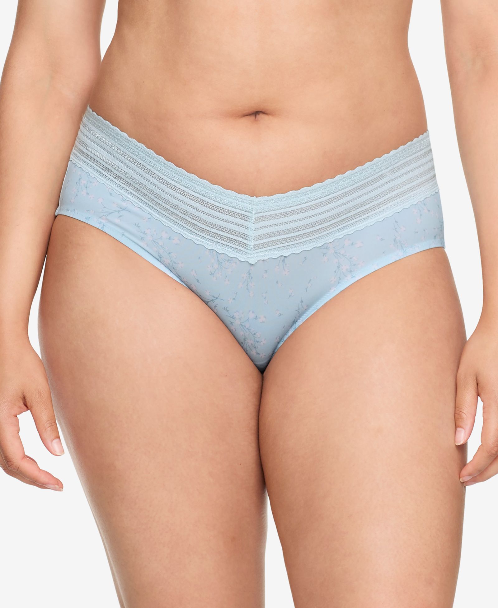 Warner's Women's No Pinching No Problems Lace Hipster Underwear 5609J