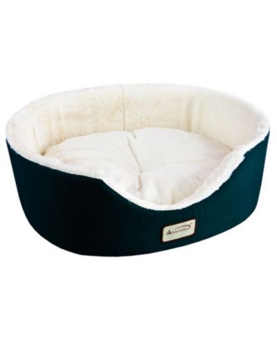 Лежанка для кошек Armarkat Oval Pet Cuddle House в цвете Laurel Green/Ivory