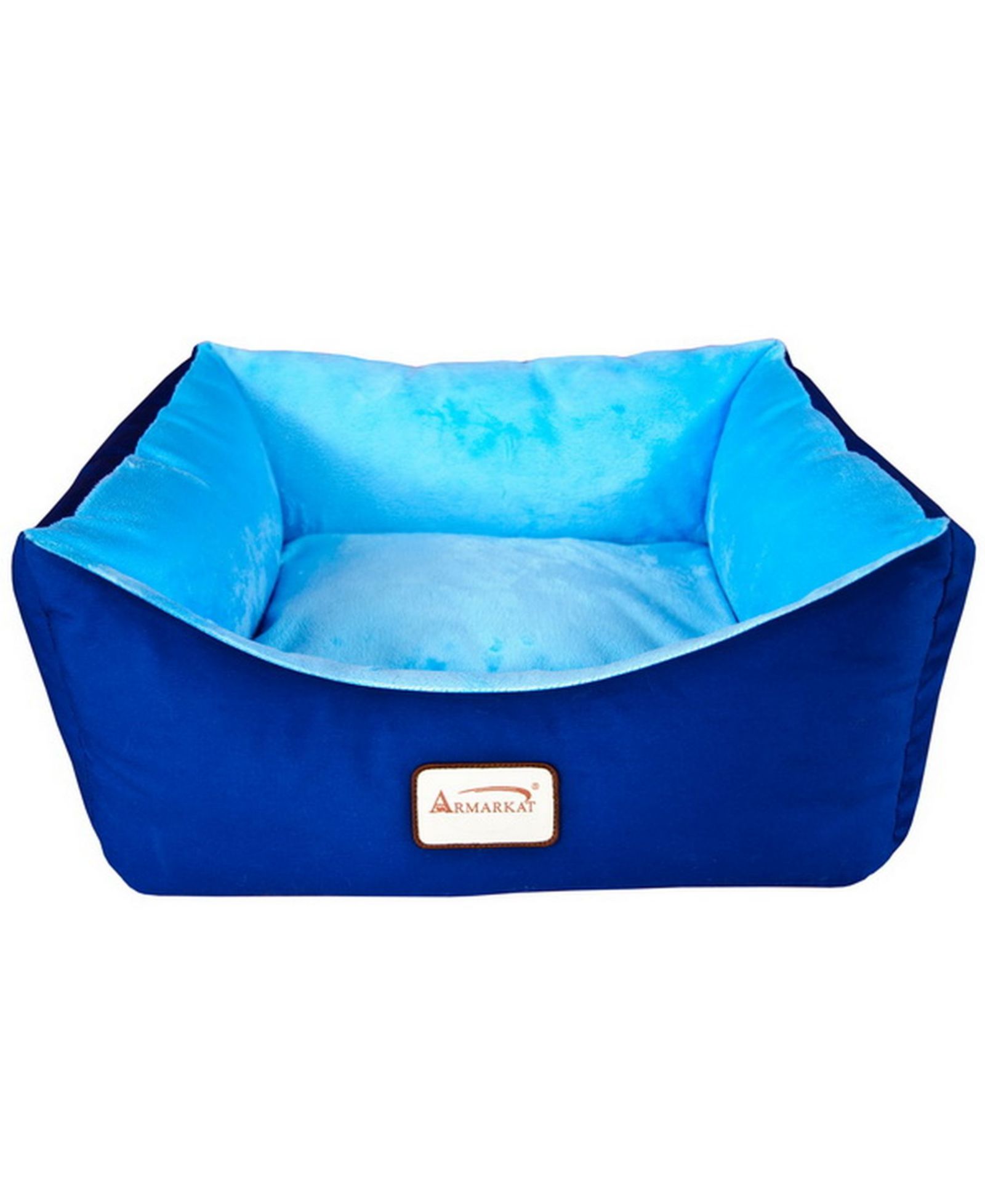 Лежанка для кошек Armarkat Small Pet Bed, Navy Blue/Sky Blue, C09HSL/TL