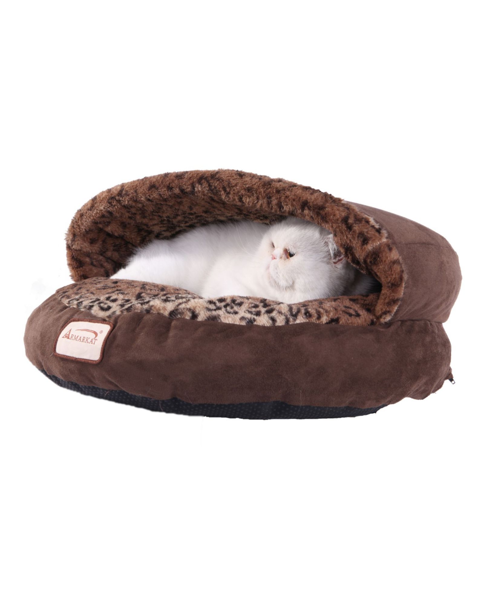 Armarkat лежанка Cuddle Cave для кошек и щенков с противоскользящим дном, C31HKF/BW