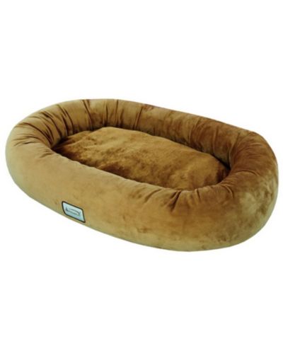 Лежанка Armarkat Bolstered Pet Bed и коврик, мягкая лежанка для собак, коричневая, Large