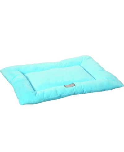 Armarkat M01CTL-L Large Pet Bed Mat , Dog Crate Soft Pad With Poly Fill Cushion, Sky Blue