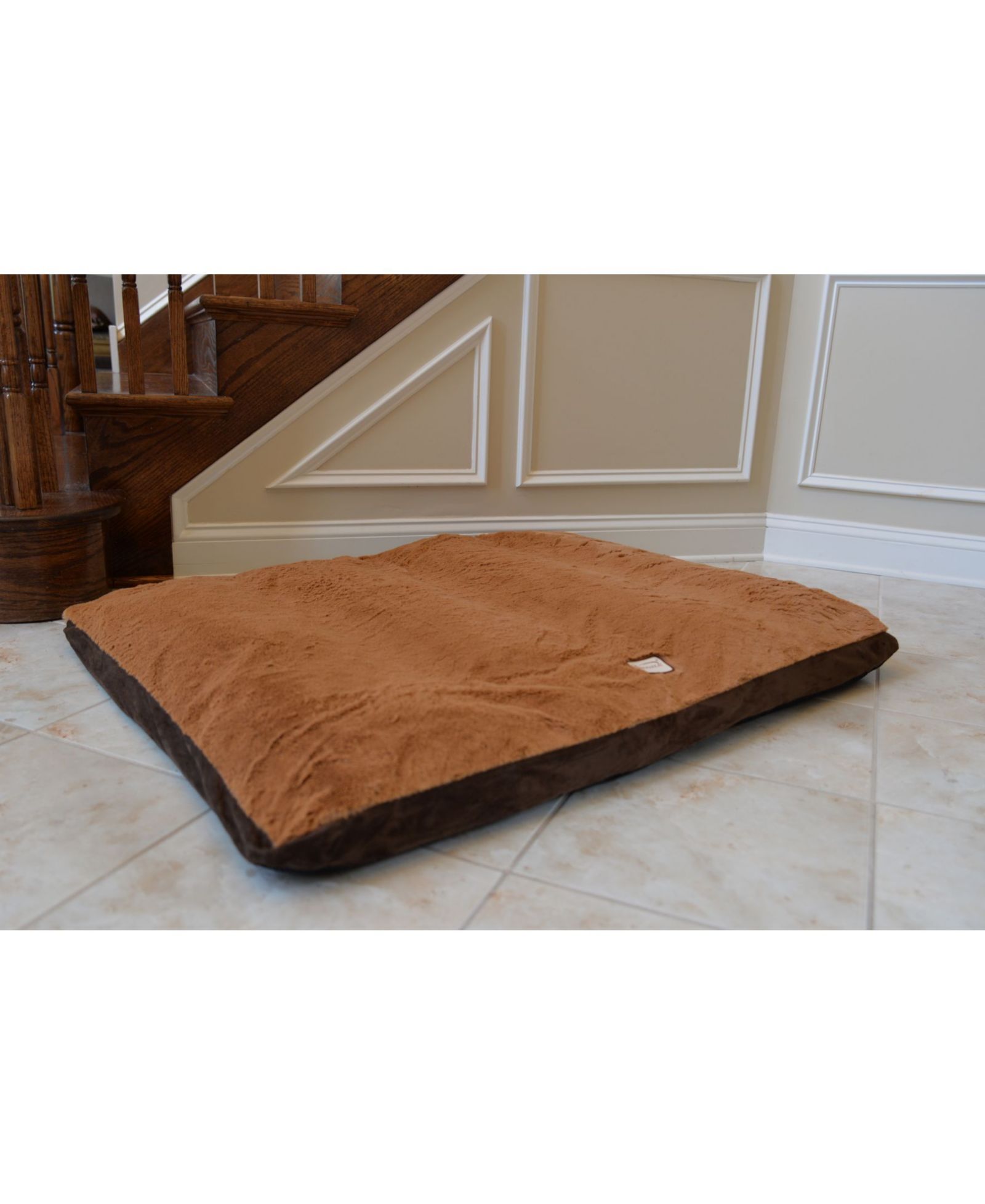 Armarkat M05HKF/ZS-XL Extra Large Pet Bed Mat With Poly Fill Cushion In Mocha & Earth Brown