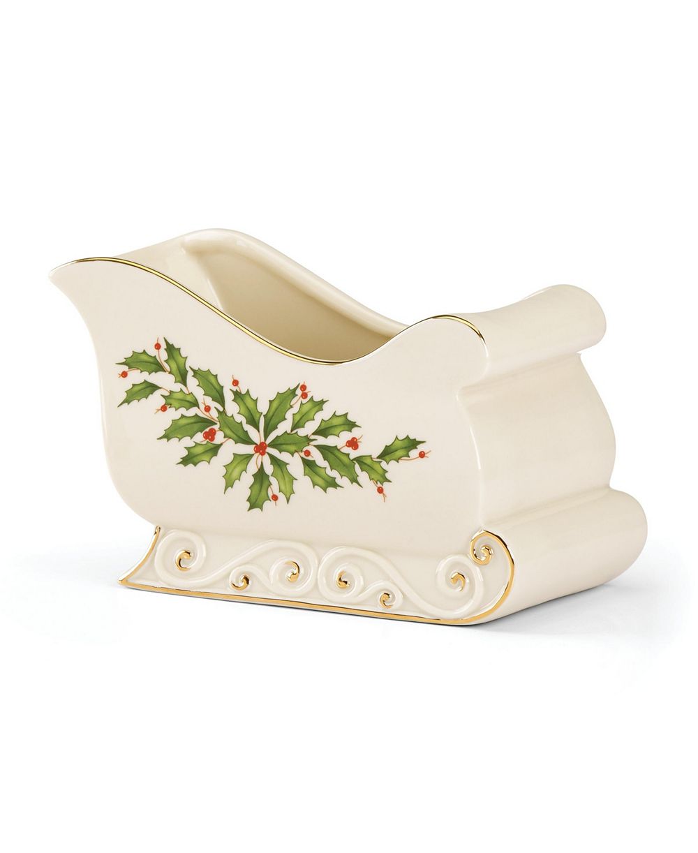 Ваза для конфет Lenox Holiday Sleigh