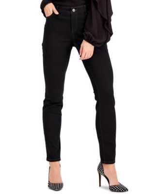 I.N.C. International Concepts Women's Mid Rise Skinny Jeans, Created for Macy's